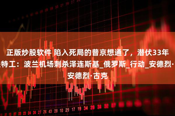 正版炒股软件 陷入死局的普京想通了，潜伏33年苏联特工：波兰机场刺杀泽连斯基_俄罗斯_行动_安德烈·古克